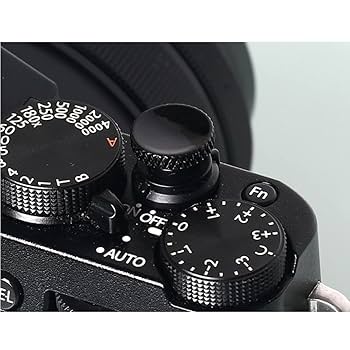 Amazon | カメラ デラックス ブラック 凹型リリース シャッター